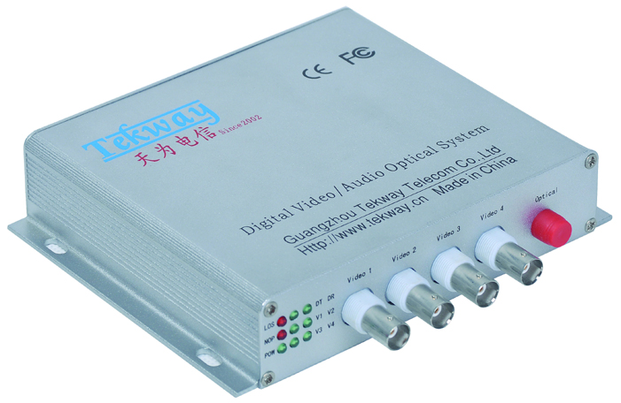 2路双向视频音频数据光端机(可视对讲或电视会议专用)-TW-DV22200B
